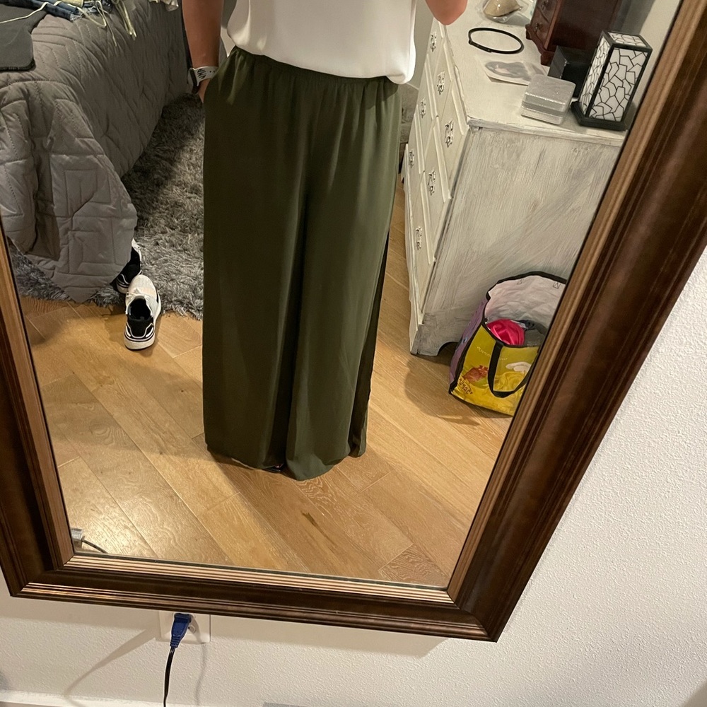 Olive green pants